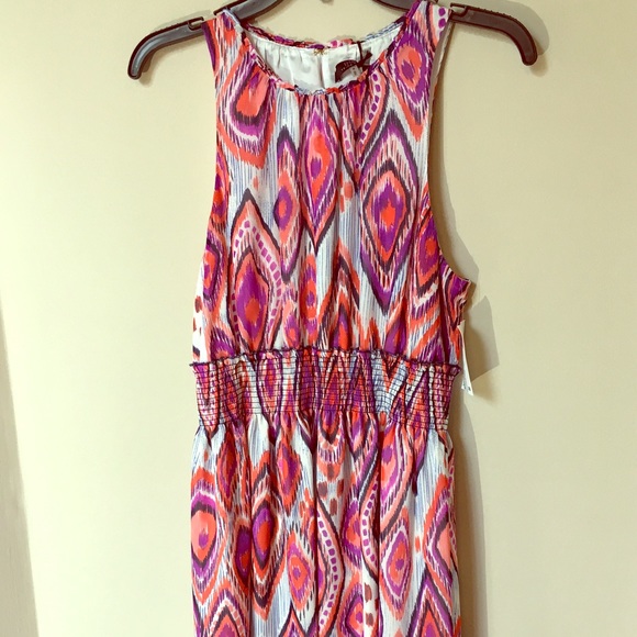 Trina Turk Mao Smocked Midi Dress - Picture 4 of 10